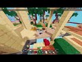 CARRYING NOOBS IN BEDWARS (MY COUSIN) (ROBLOX BEDWARS)