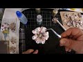 Shabby Chic Mixed Media Paper Flowers Tutorial