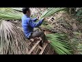 Episode 10  spent 200 USD to build a very large house made of bamboo#trending #video