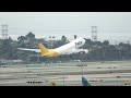 (4K) Airplanes at Los Angeles International Airport - Watching Airplanes Planespotting at LAX