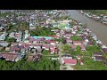 footage video drone sungai martapura