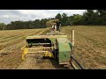 John Deere 4020 baling hay
