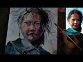 HOW TO  DO JAPANESE  GIRL POTRAIT IN WATER COLOUR