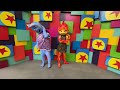 We Meet Ember & Wade from Elemental at Pixar Pals Playtime Party During Pixar Fest 2024 - Disneyland