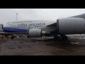 China Airlines 747 Arrival - Auckland International 2014