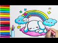 Cinnamoroll Drawing and Coloring for Kids and Toddlers | Let's Draw