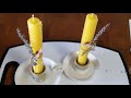 Product Review and Demo Candleology Beeswax Candle Kit