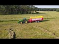 Sianokiszonka 2024 / John Deere 8345R  /  Pottinger Torro 8010 Combiline / John Deere 6130M