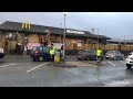 Free #Palestine protest outside #McDonald’s #bradford