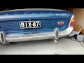 Ford V4 Muffler repair before and after.