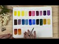 FIRST REACTION! MICHAEL HARDING Watercolors: Swatch + Review!