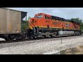 BNSF Coal Train w 6111 25th Anniversary DPU