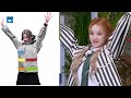 yuqi led everyone in the queencard dance | keep running original