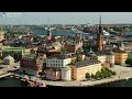 FLYING OVER SWEDEN 4K UHD - Soft Piano Music Along With Beautiful Landscape Videos For TV