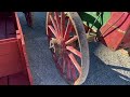 Nice old horse drawn wagons at auction
