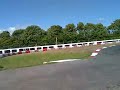 Dan Stanton through The Dell at Llandow Kart circuit.