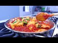 Cheese ravioli without a rolling machine | fresh egg pasta | quick tomato sauce