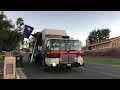 Burrtec Waste: Autocar WXLL Octo Amrep on recycle (first mini film)