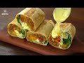 This Burrito is Helpful for Skin Health and Anti-aging. It is Very Delicious :: Tortilla Wrap