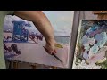 Oil Painting Time Lapse Beach