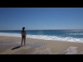 Large waves at Cabos Beach