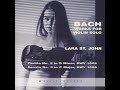 Lara St. John - Bach, Johann Sebastian - Partita No 2 in D Minor, BWV 1004   2  Corrente