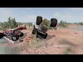 Epic High Speed Monster Truck Jump And Crashes #64 | BeamNG Drive | BeamNG ASna
