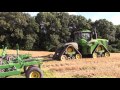 620 hp John Deere 9620RX and 60ft 1890 Air Drill on the Move