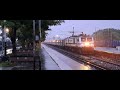 Train in need is a friend indeed | Heavy duty trains ploughing through rain & bad weather #railway