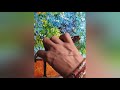 #5 Knife - Acrylic , texture Painting Tutorial. Time Lapse painting.