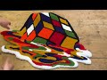 ASMR Rug Tufting | Rubik's Cube Rug (Start To Finish)