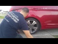 How to remove tire blow-out grime from your car