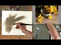 Friday Live: Starting a flower painting using the wipe out method