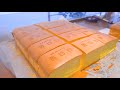 Original Jiggly Taiwanese Castella Cake Making & Cutting Skills in Japan! [ASMR] [DELI BALI]