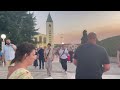 WOW ! Medjugorje flooded by Young People