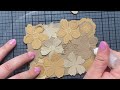 Quick & easy monochromatic floral card
