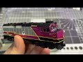 Custom Painted N Scale Kato F40ph in MBTA Colors Trains with Shane Ep 79