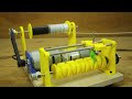 DIY Winding machine with self reversing screw