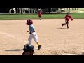 Sydney scores a run in the last T-Ball / coach pitch game of the 2024 season