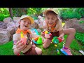 Sammlung der besten Videos für Kinder | Lustige Herausforderung Vania Mania VS Oma | Vania Mania De
