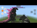 Thermo Godzilla vs Evolved Godzilla. Minecraft modded battle.