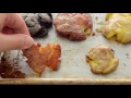 CRISPY SMASHED POTATOES - Easy Thanksgiving Side