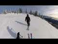 skiing at 100km/hr