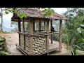 FULL VIDEO: 45 Days to Build a 2-Story Bamboo House - Make Kitchen House 2023 | Lý Thương