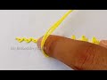 Beautiful quick embroidery stitches for beginners/New Simple BorderLine Stitch/Borderline embroidery