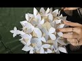 DIY PAPER CHANDELIER LAMPSHADE - How to Make an Easy Paper Chandelier - DIY Home Decor