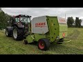 Valtra N123 with Claas Rollant 46 Rc baling 2nd cutting 2022