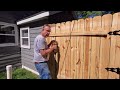 How To Make A Gate With A Six-Foot Fence Panel!