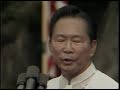 State Visit Philippines, Arrival Ceremony for President Marcos on September 16, 1982