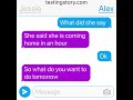 Jessie and Alex’s story |texting story|